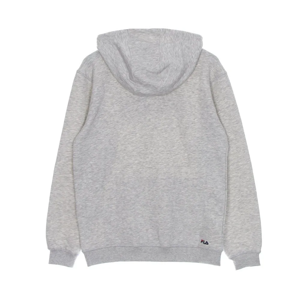 Felpa Leggera Cappuccio Uomo Barumini Light Grey Melange