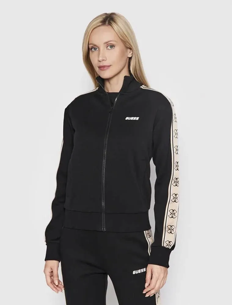 Felpa Sportiva Aperta Guess - Black
