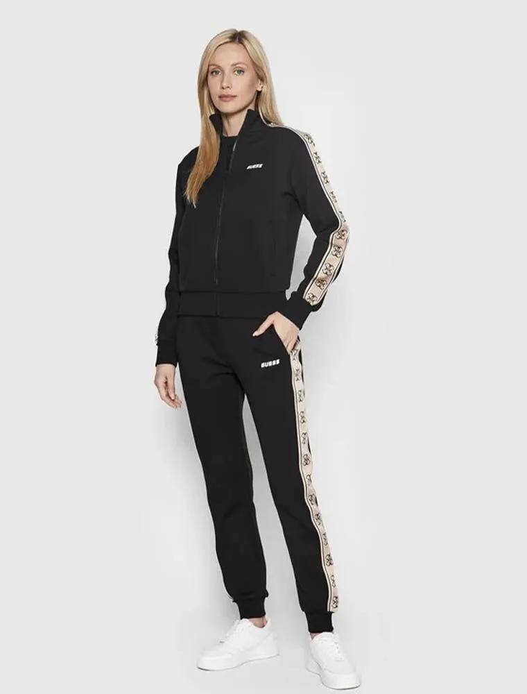 Felpa Sportiva Aperta Guess - Black