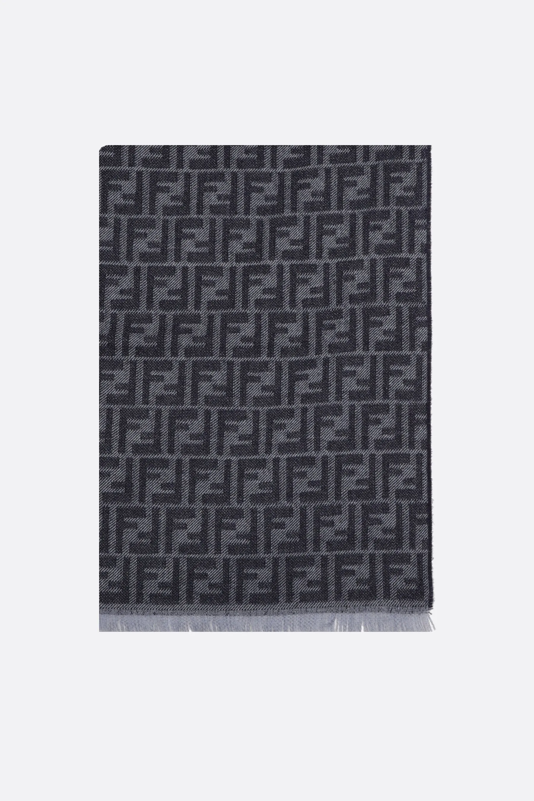  FENDI sciarpa in lana FF 