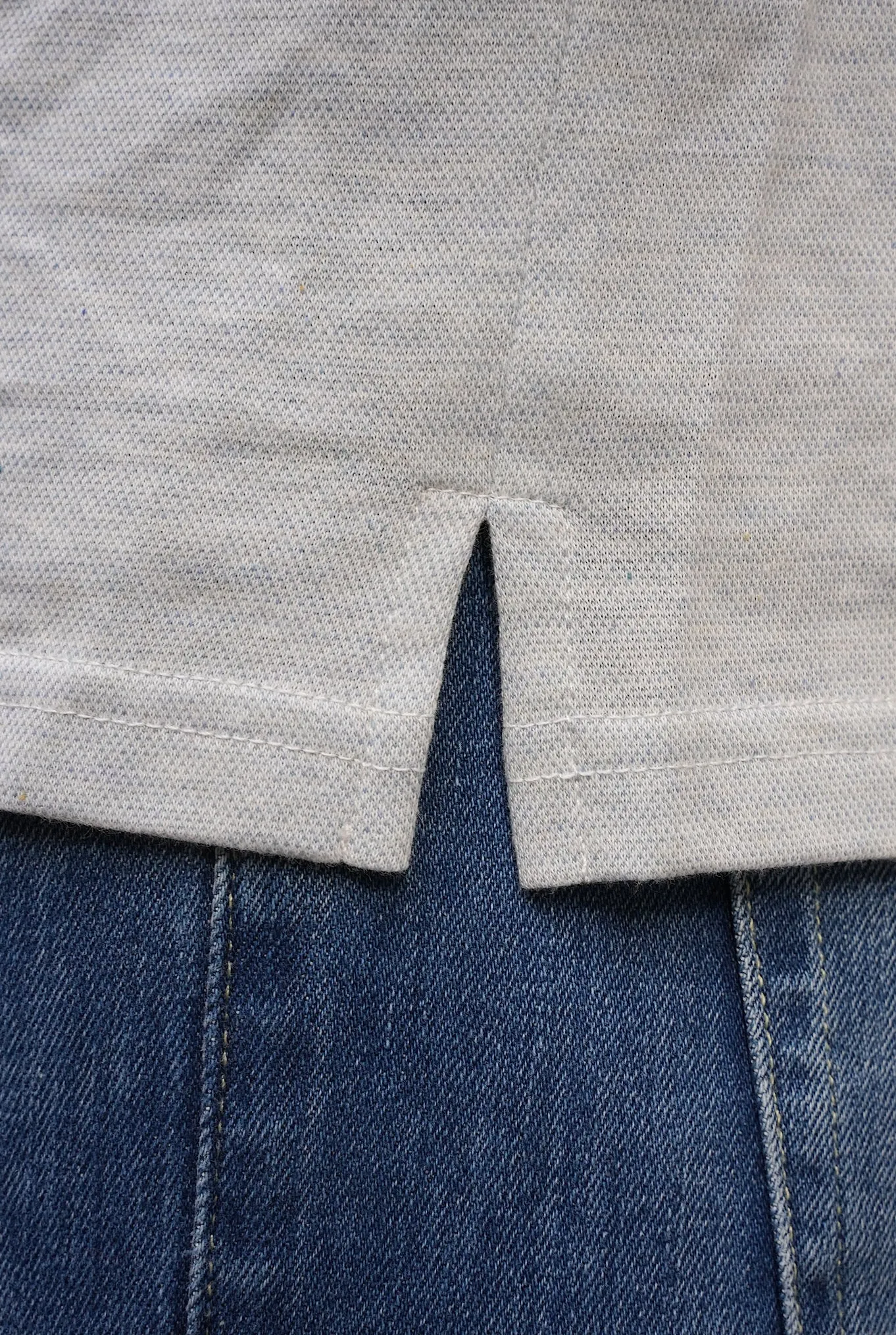 FFF Polo Jersey Cotone e Cashmere Celeste