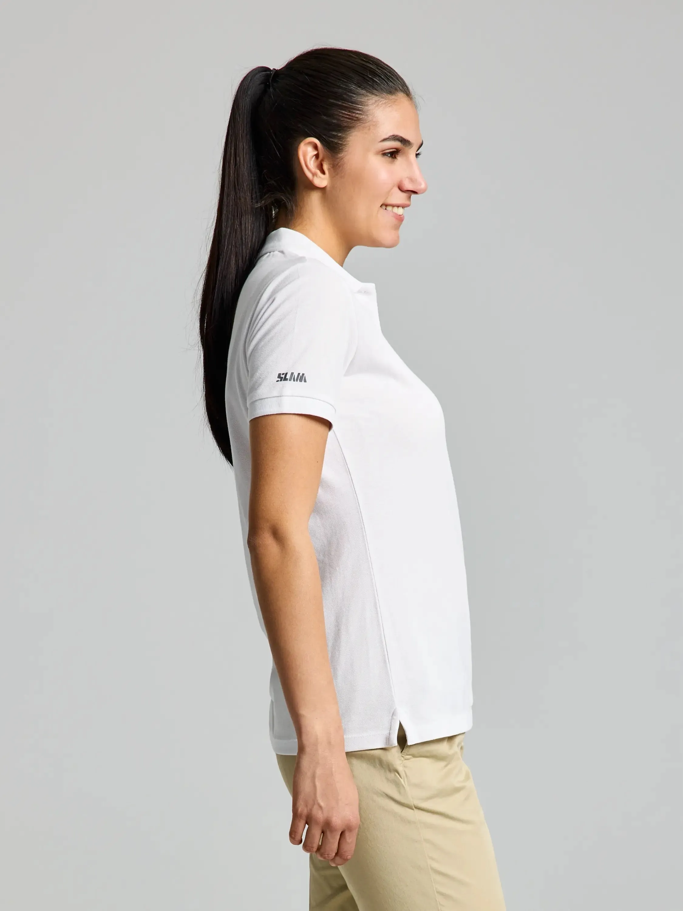   FIV DECK WOMAN POLO SHORT SLEEVE Women's Cotton Short Sleeve Polo