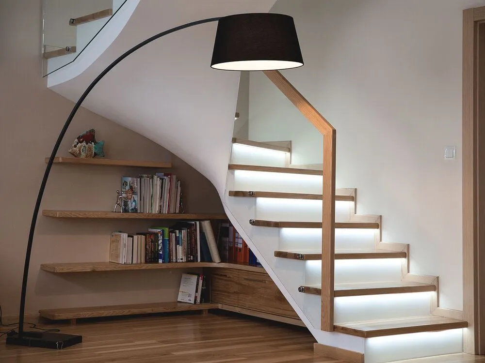 Floor Lamp BENUE Metal Black