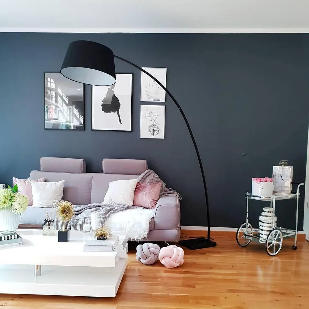 Floor Lamp BENUE Metal Black