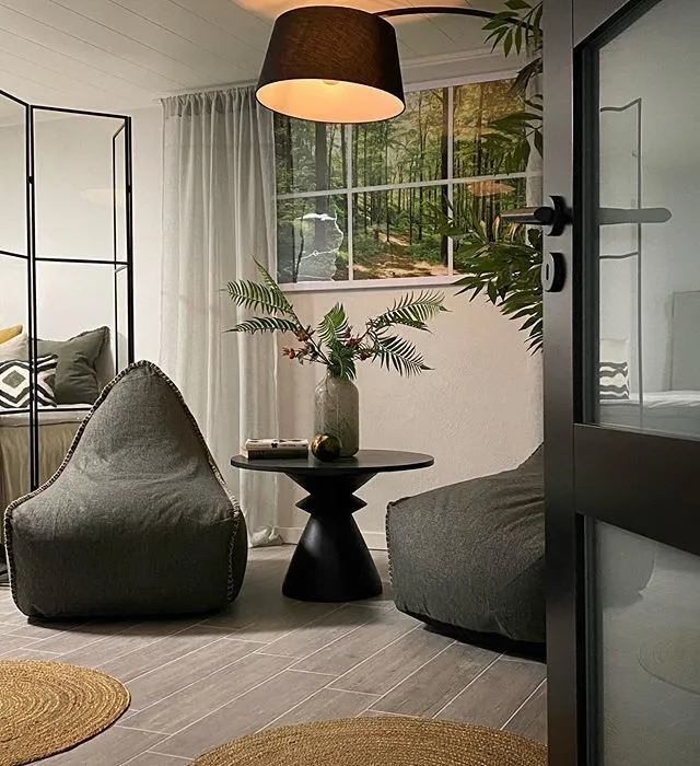 Floor Lamp BENUE Metal Black