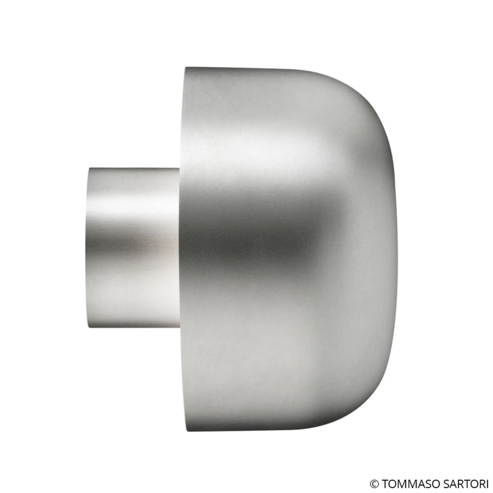 FLOS Bellhop applique da esterni, 4.000 K acciaio