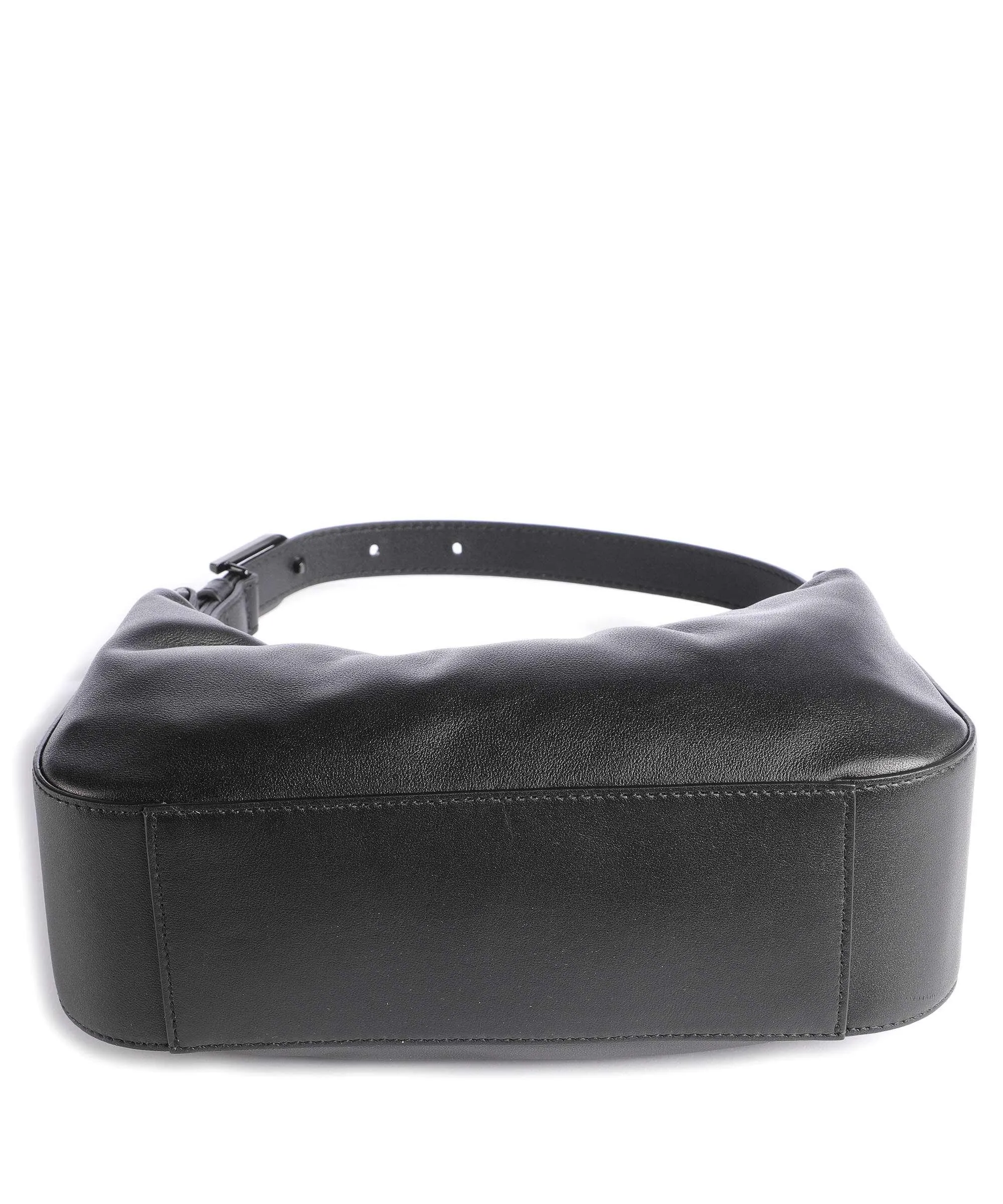  Furla Flow S Borsa a spalla pelle a grana fine nero  