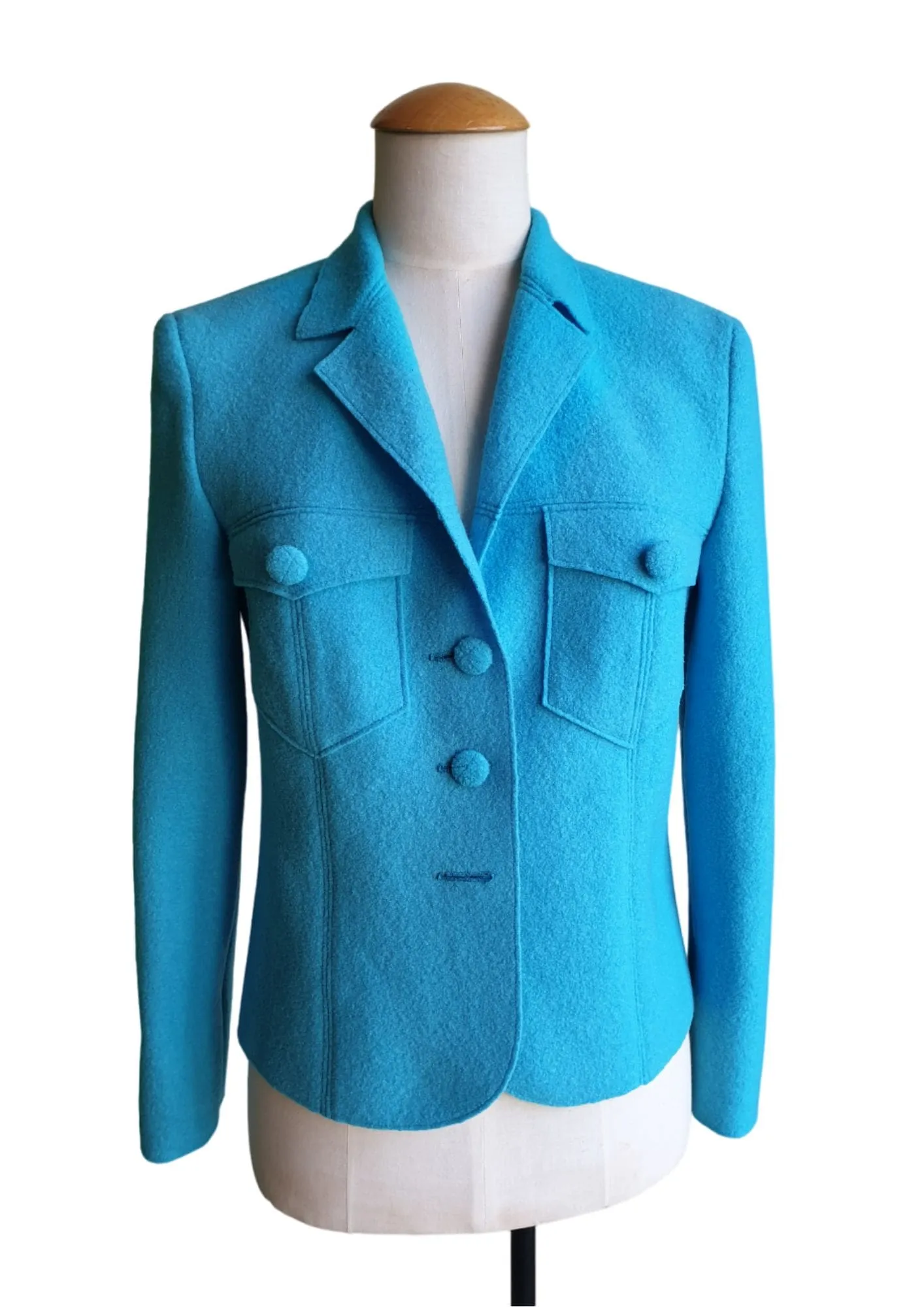Giacca Biker da donna turchese