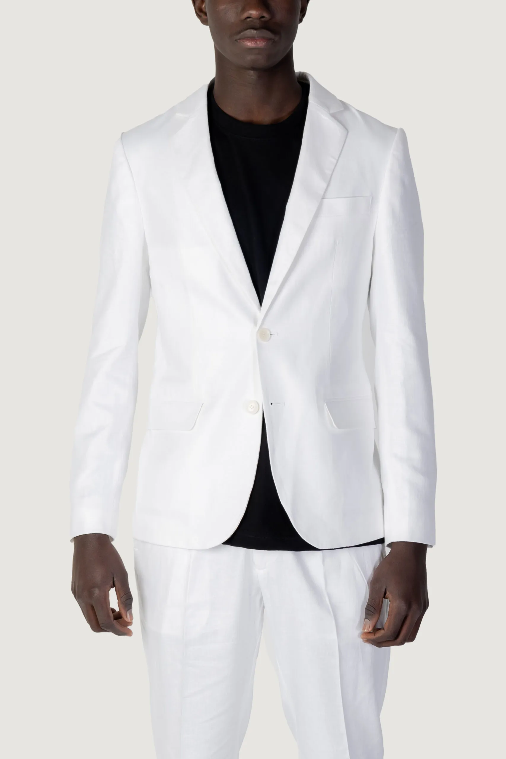 Giacca da completo Antony Morato giacca zelda slim fit in tessuto Bianco