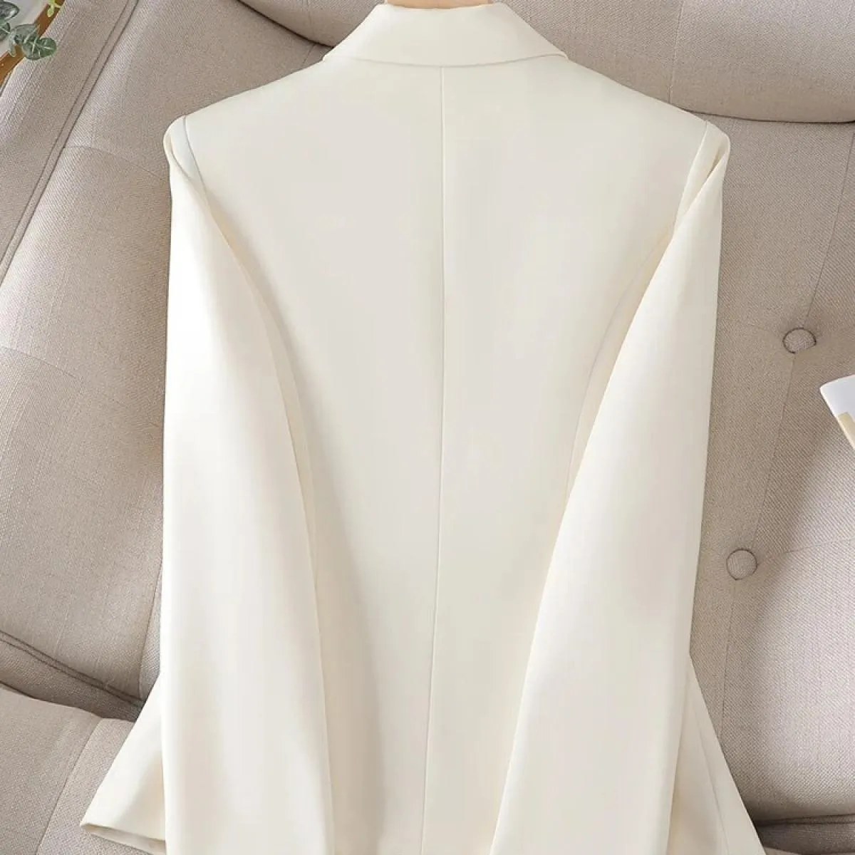 Giacca da donna da ufficio Giacca da donna Nero Beige Blu Marrone Abbigliamento da lavoro femminile da lavoro Cappotto formale s