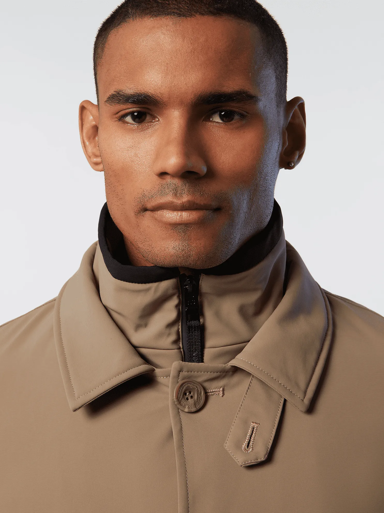 GIACCA DA UOMO NORTH SAILS TECH TRENCH BROWN ROCK 603255 0138