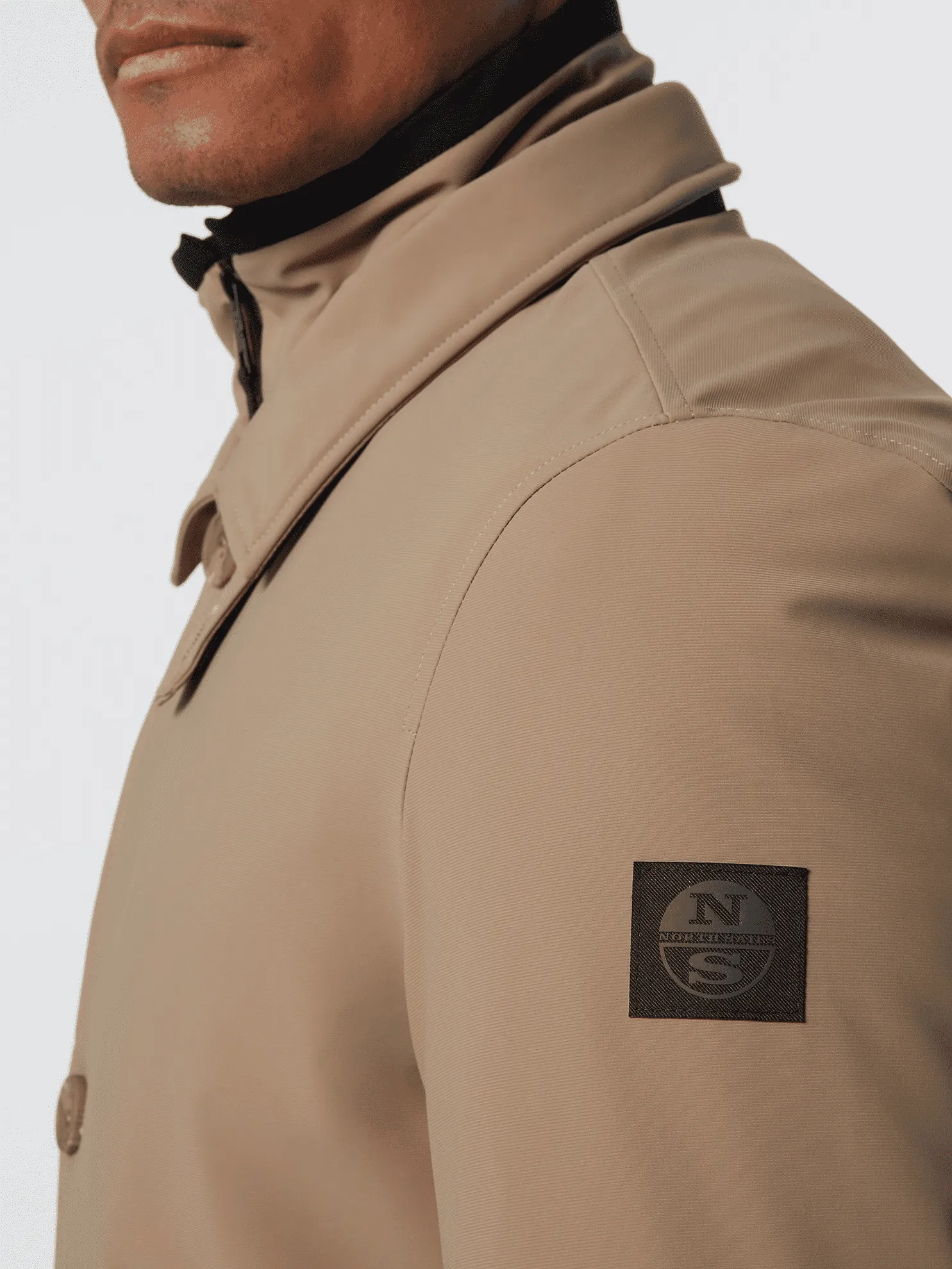 GIACCA DA UOMO NORTH SAILS TECH TRENCH BROWN ROCK 603255 0138