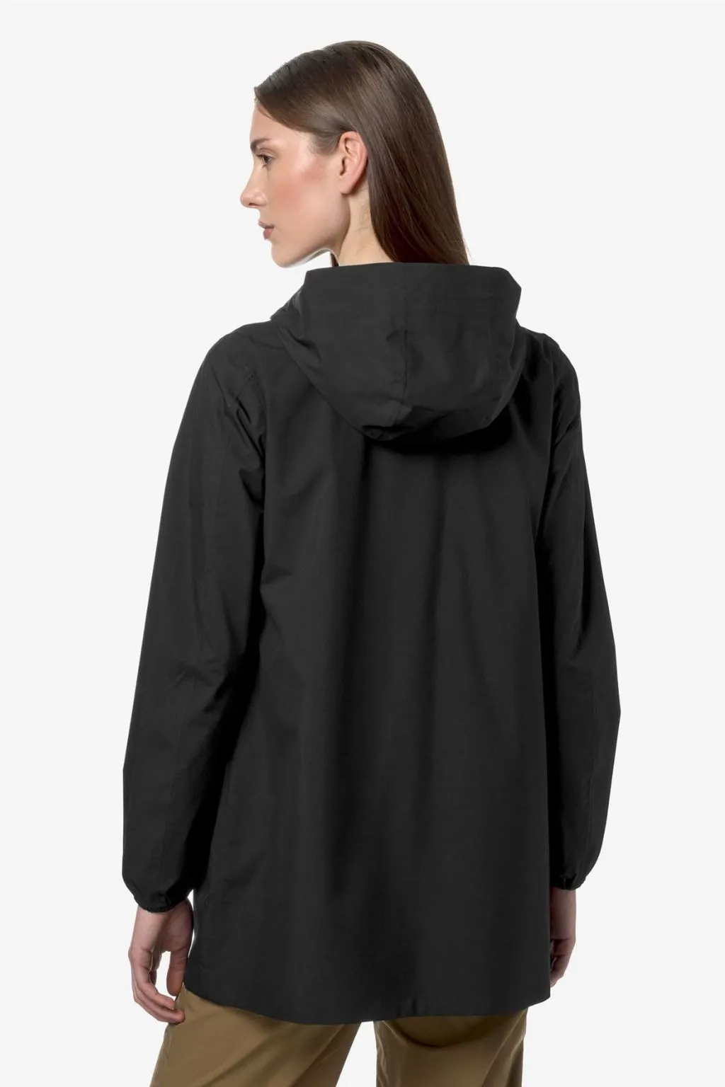 GIACCA DONNA LUNGA SOPHIE STRETC DOT NERO K-WAY