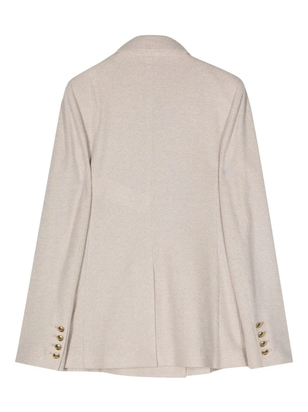 Giacca doppiopetto vanadio in beige - donna