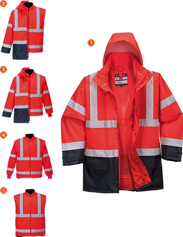Giacca Executive 5 in 1 Hi-Vis