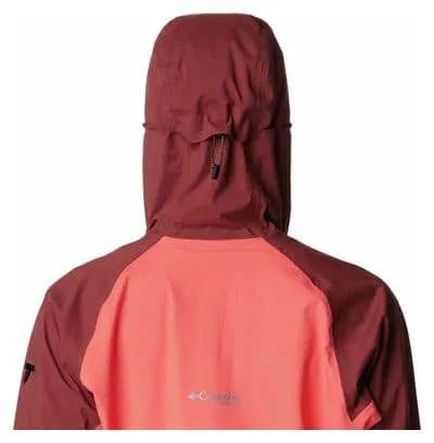 Giacca impermeabile Columbia Mazama Trail da donna Rosa