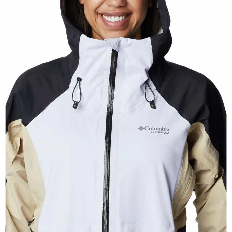 Giacca impermeabile Columbia Mazama Trail™ Shell (Purple Tint, Black) donna