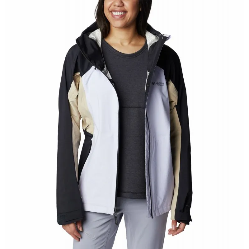 Giacca impermeabile Columbia Mazama Trail™ Shell (Purple Tint, Black) donna