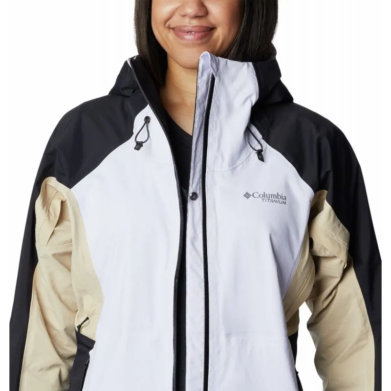 Giacca impermeabile Columbia Mazama Trail™ Shell (Purple Tint, Black) donna