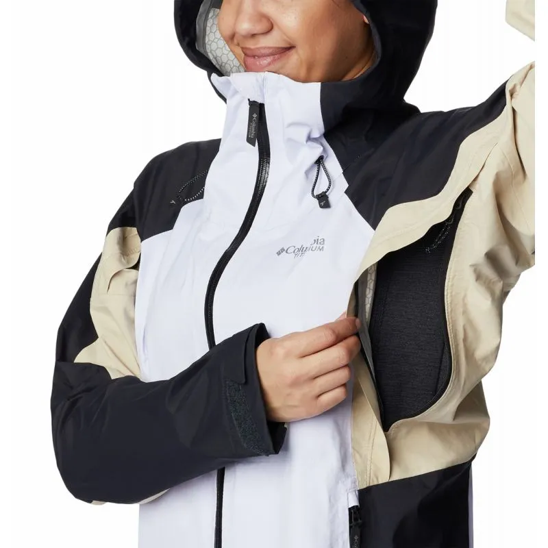 Giacca impermeabile Columbia Mazama Trail™ Shell (Purple Tint, Black) donna