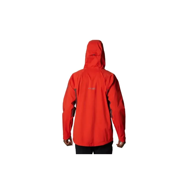 Giacca impermeabile Columbia Mazama Trail™ Shell (Spicy, Black, Light Raisin) Uomo