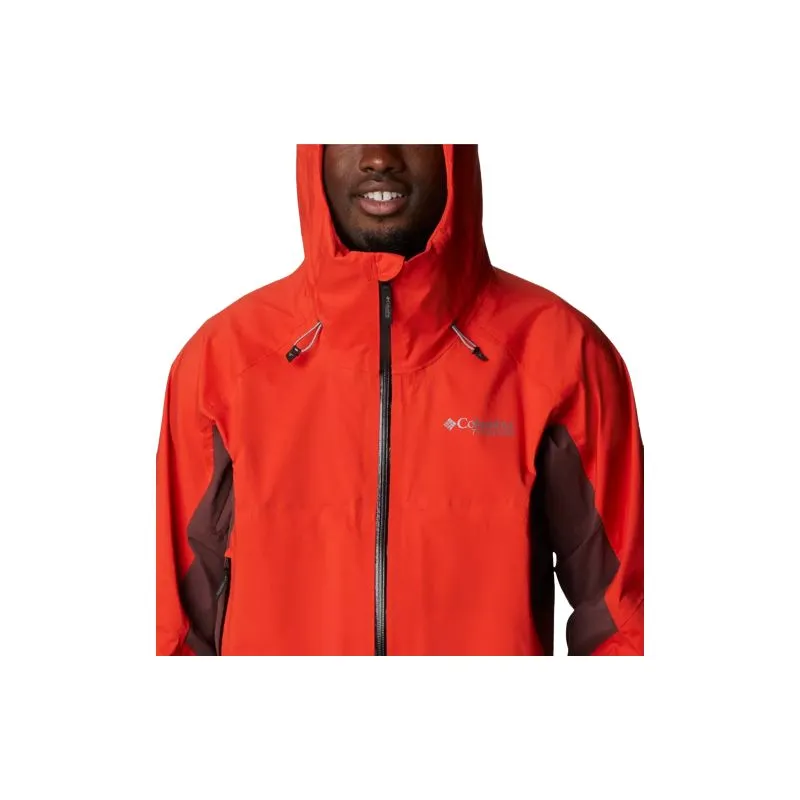 Giacca impermeabile Columbia Mazama Trail™ Shell (Spicy, Black, Light Raisin) Uomo