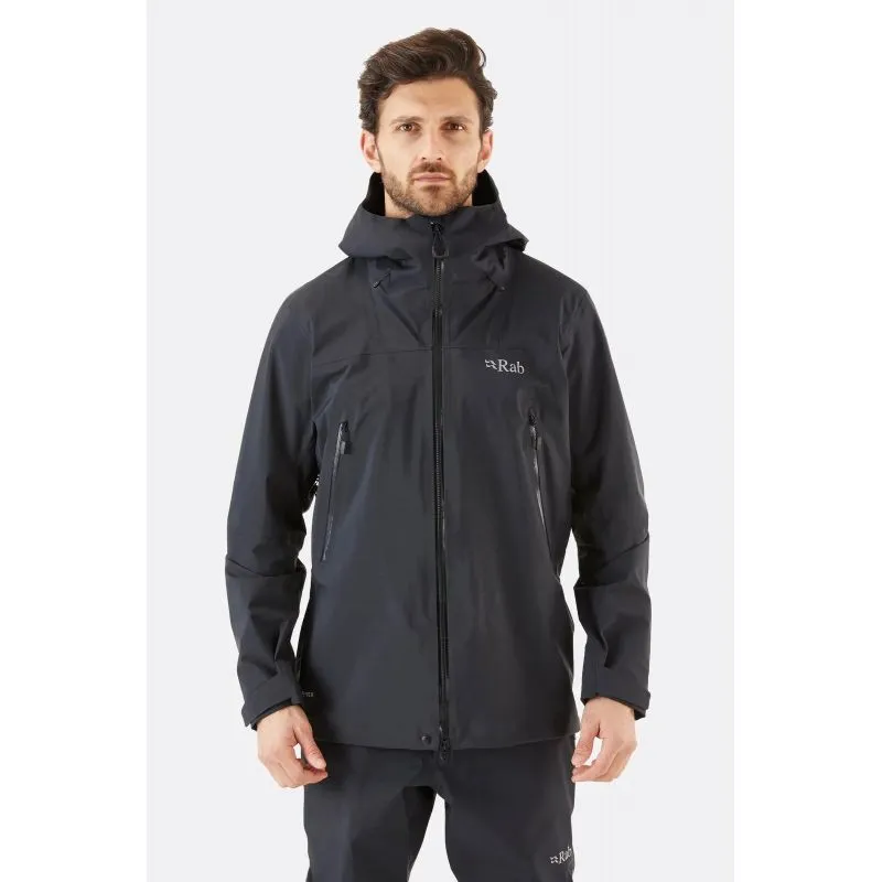Giacca impermeabile da uomo Rab Kangri Gtx (Nero)