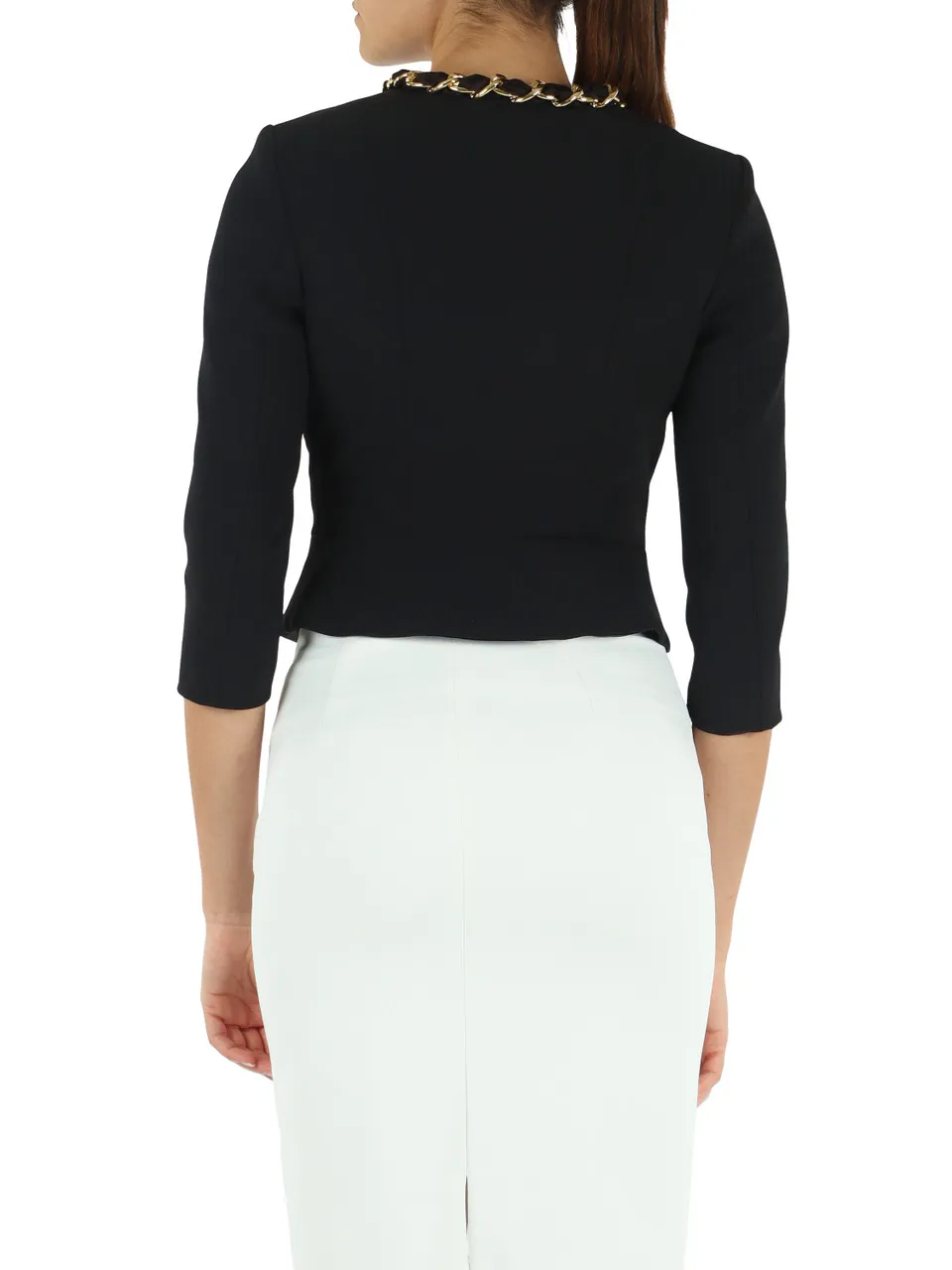 Giacca in doppio crepe stretch