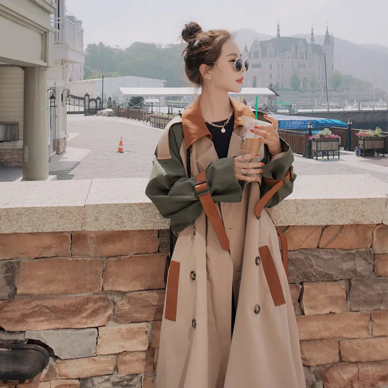 Giacca trench elegante per le mezze stagioni da donna