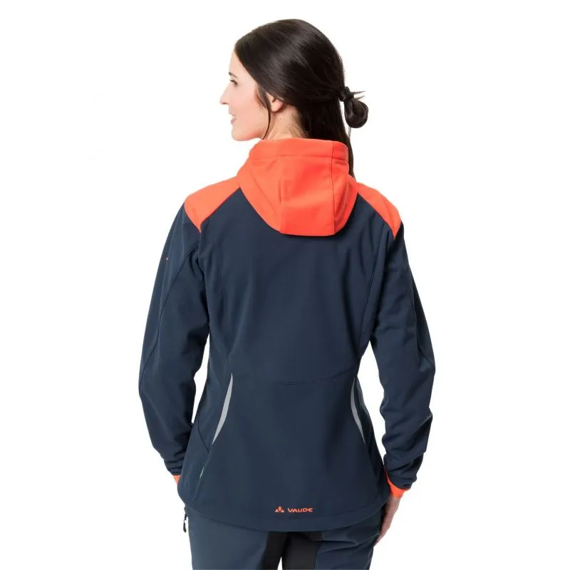 Giacca Vaude Qimsa softshell (Dark sea uni) Donna