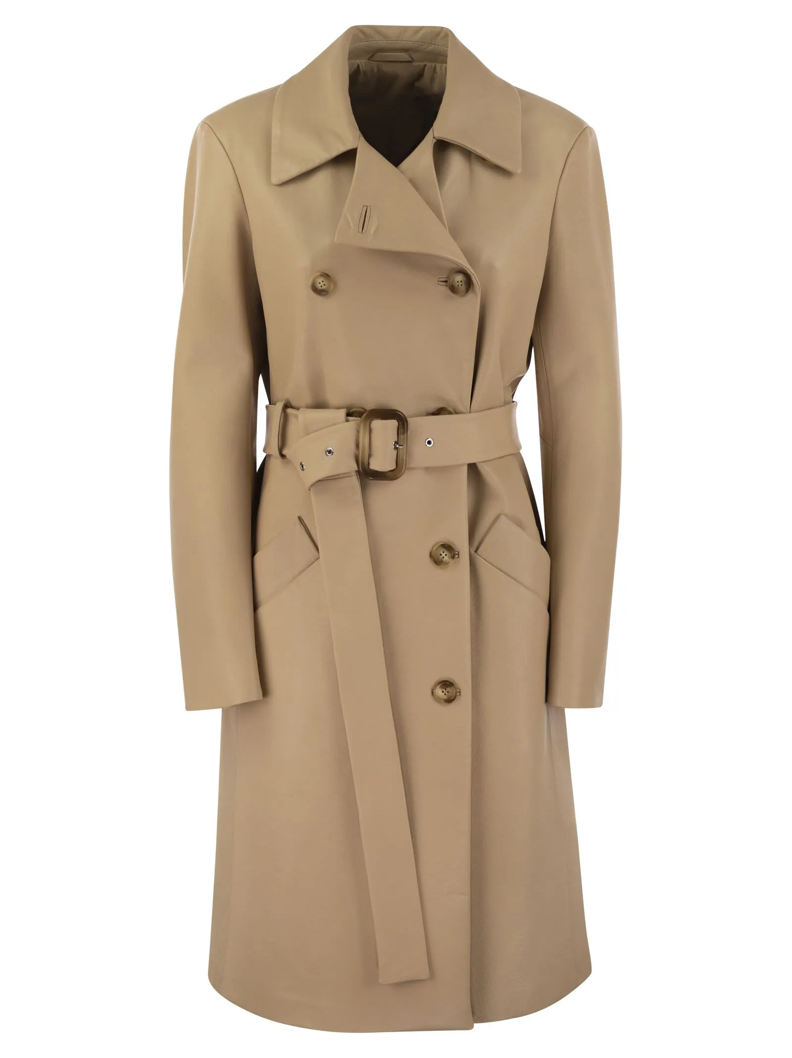 GIOSTRA – Nappa leather trench coat