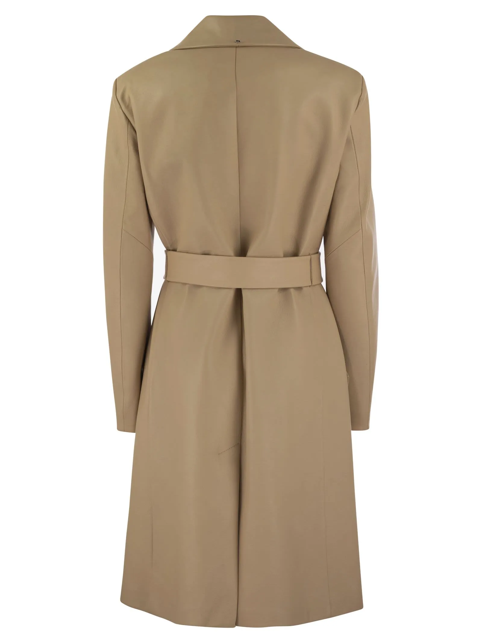 GIOSTRA – Nappa leather trench coat