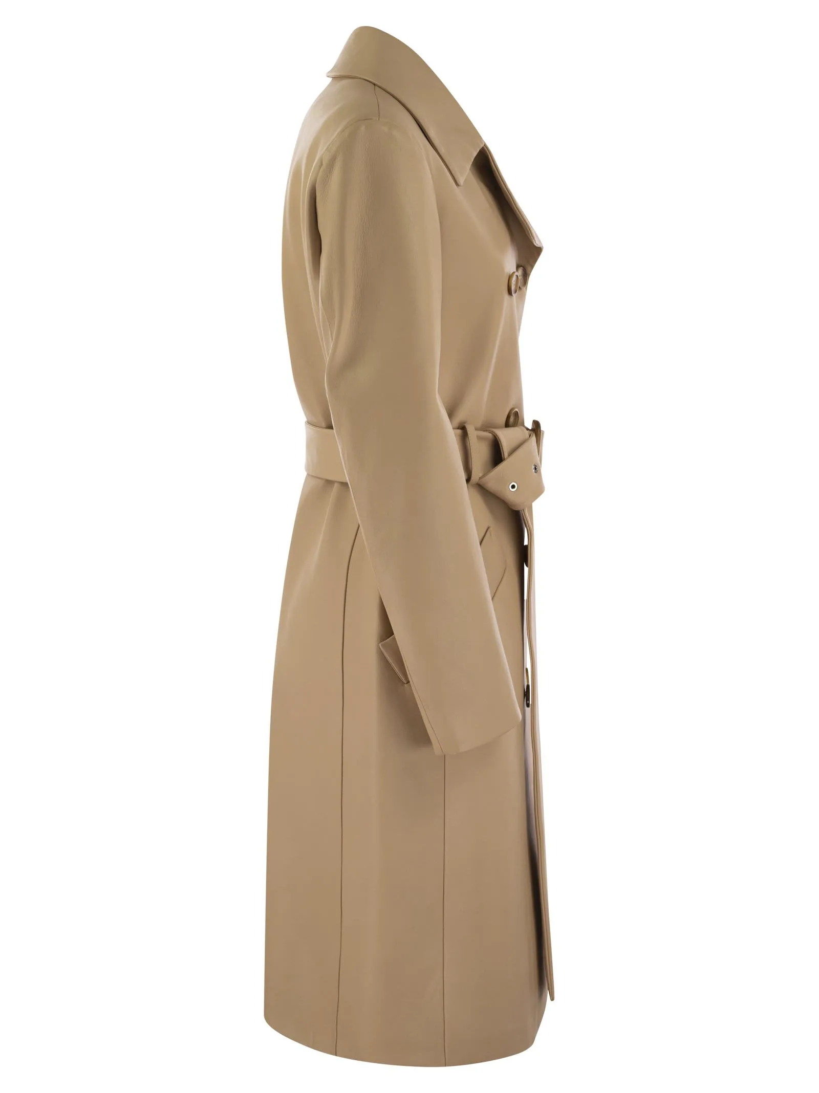 GIOSTRA – Nappa leather trench coat