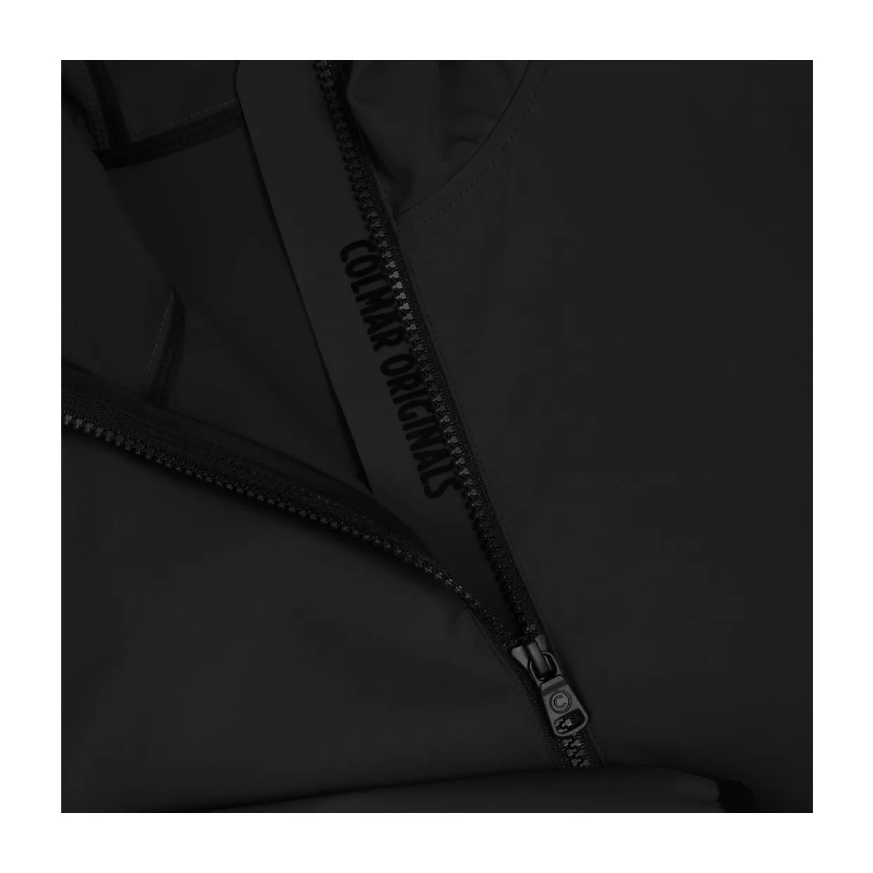 Giubbino Uomo Colmar Softshell Cappuccio Nero