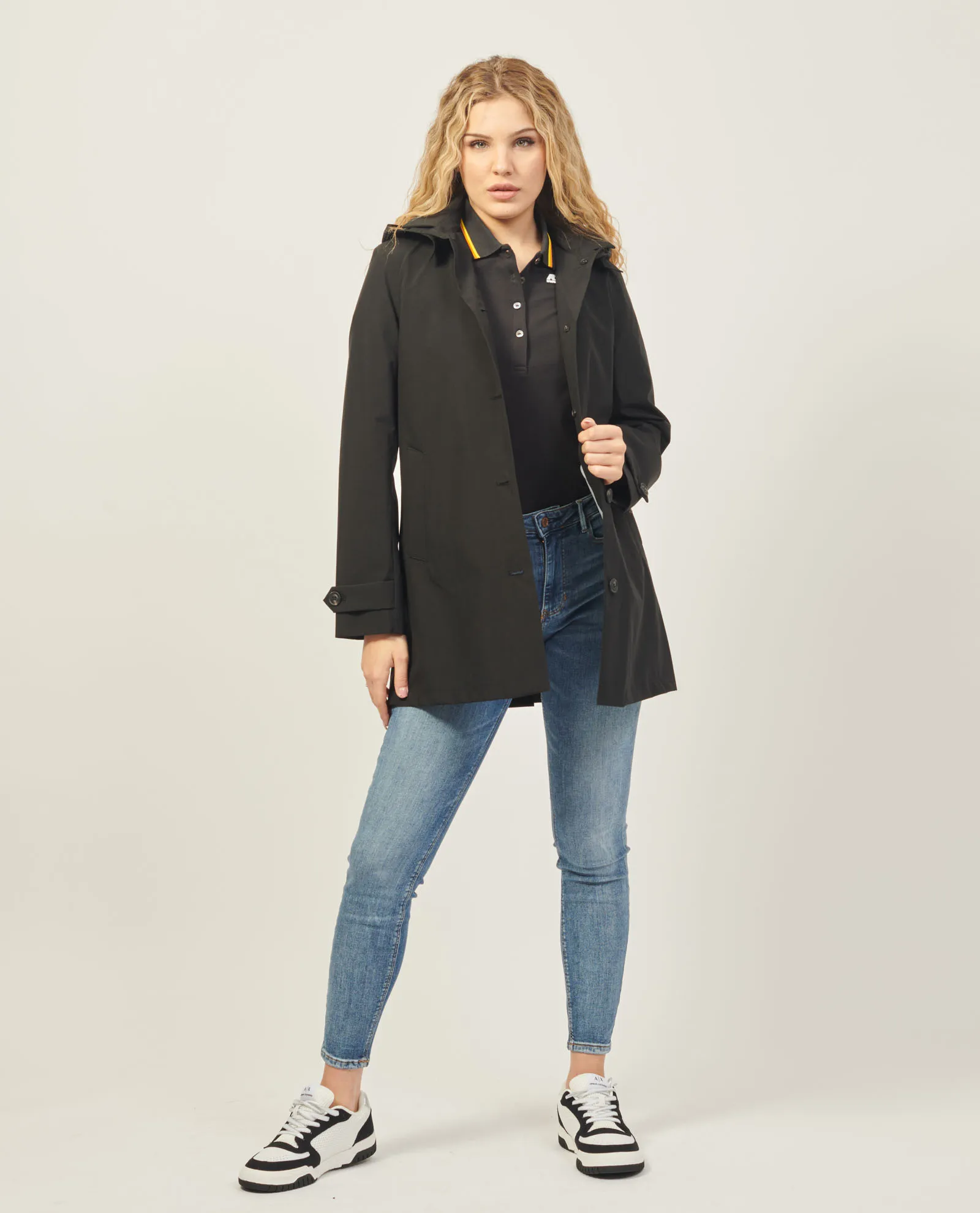 Giubbotto donna Save the Duck impermeabile con cappuccio