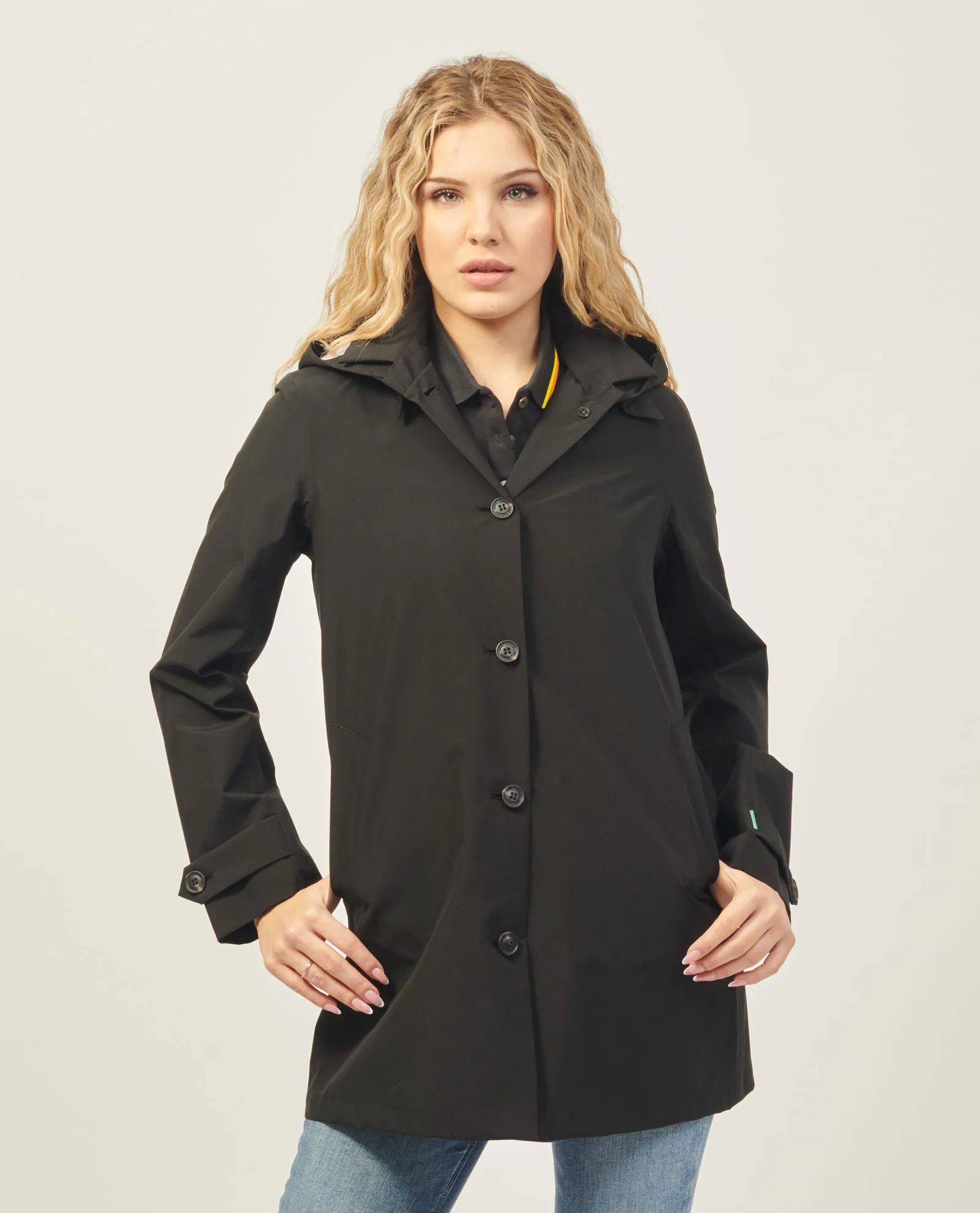 Giubbotto donna Save the Duck impermeabile con cappuccio
