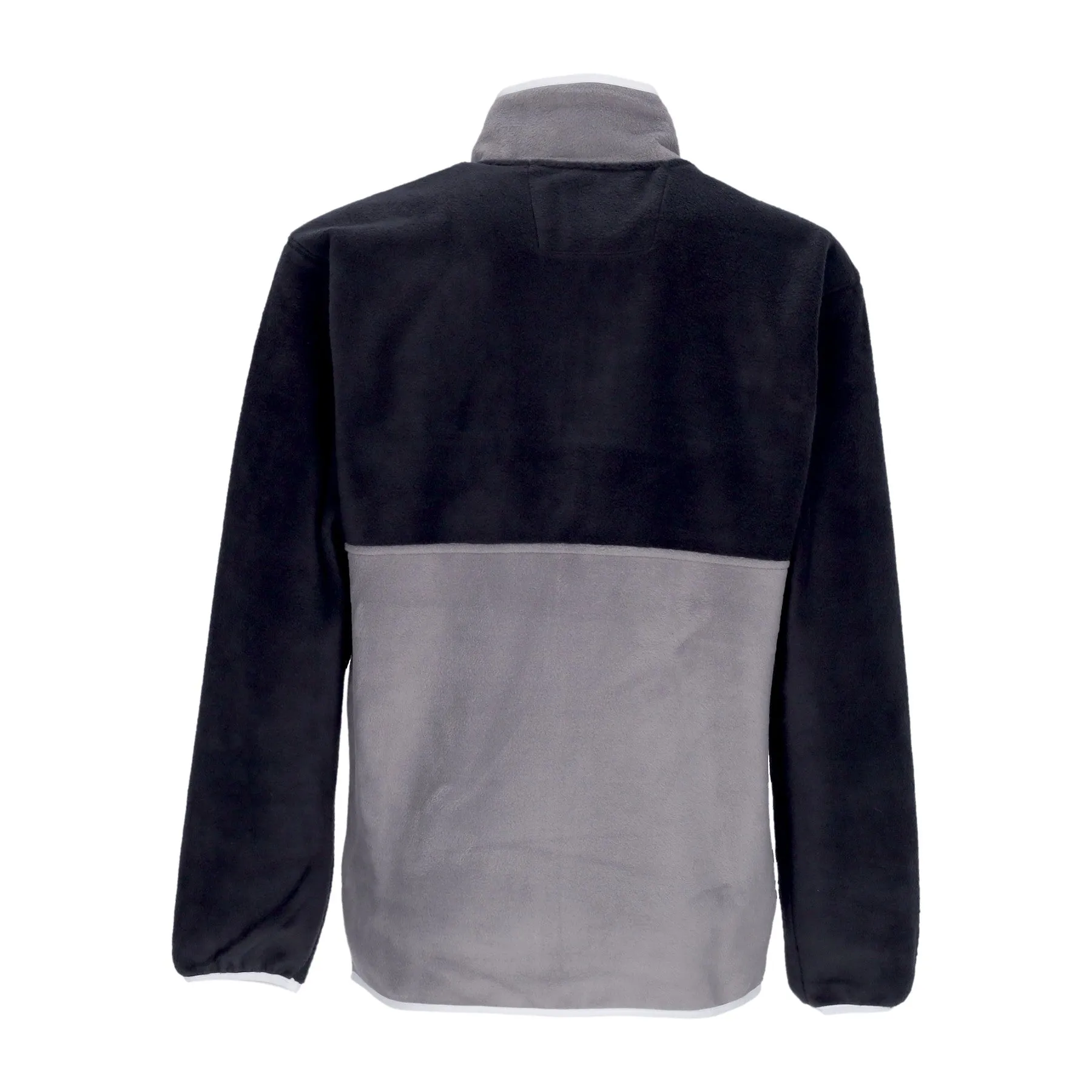 Giubbotto Pile Uomo Back Bowl Full Zip Fleece Black/city Grey/white