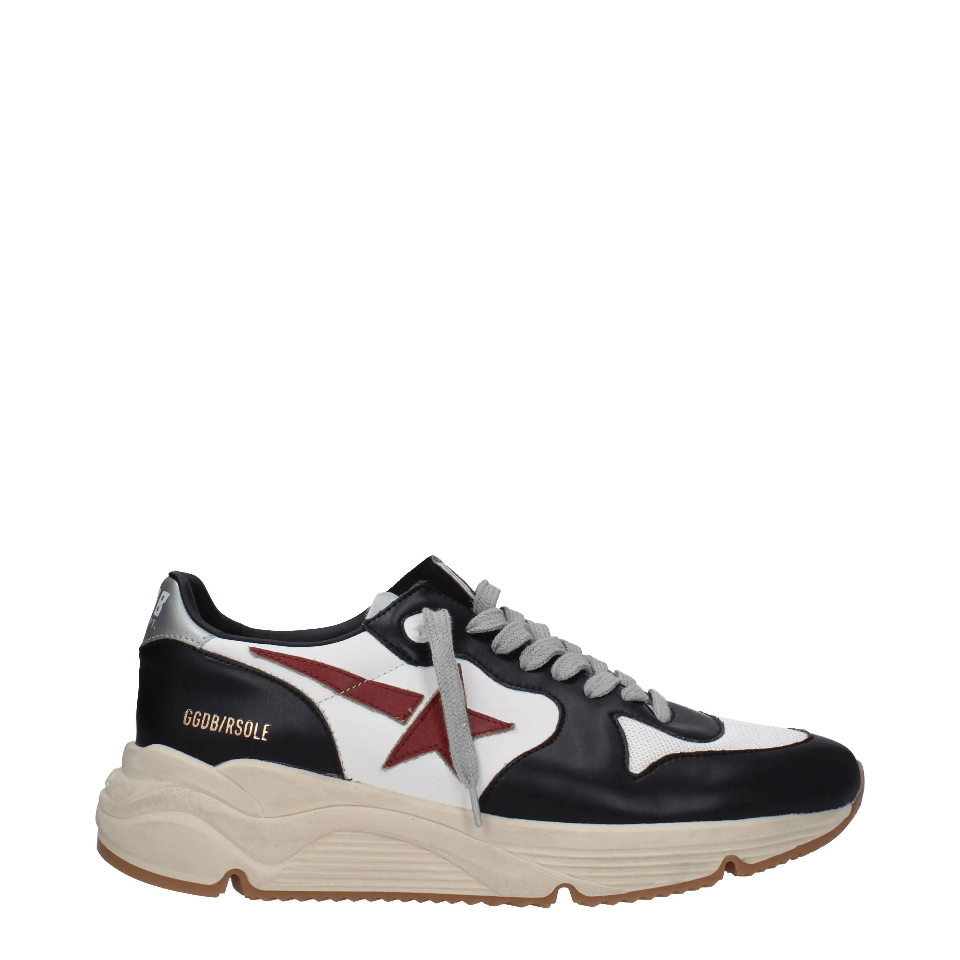 Golden Goose Sneakers Running  Uomo Pelle Nero/Bianco