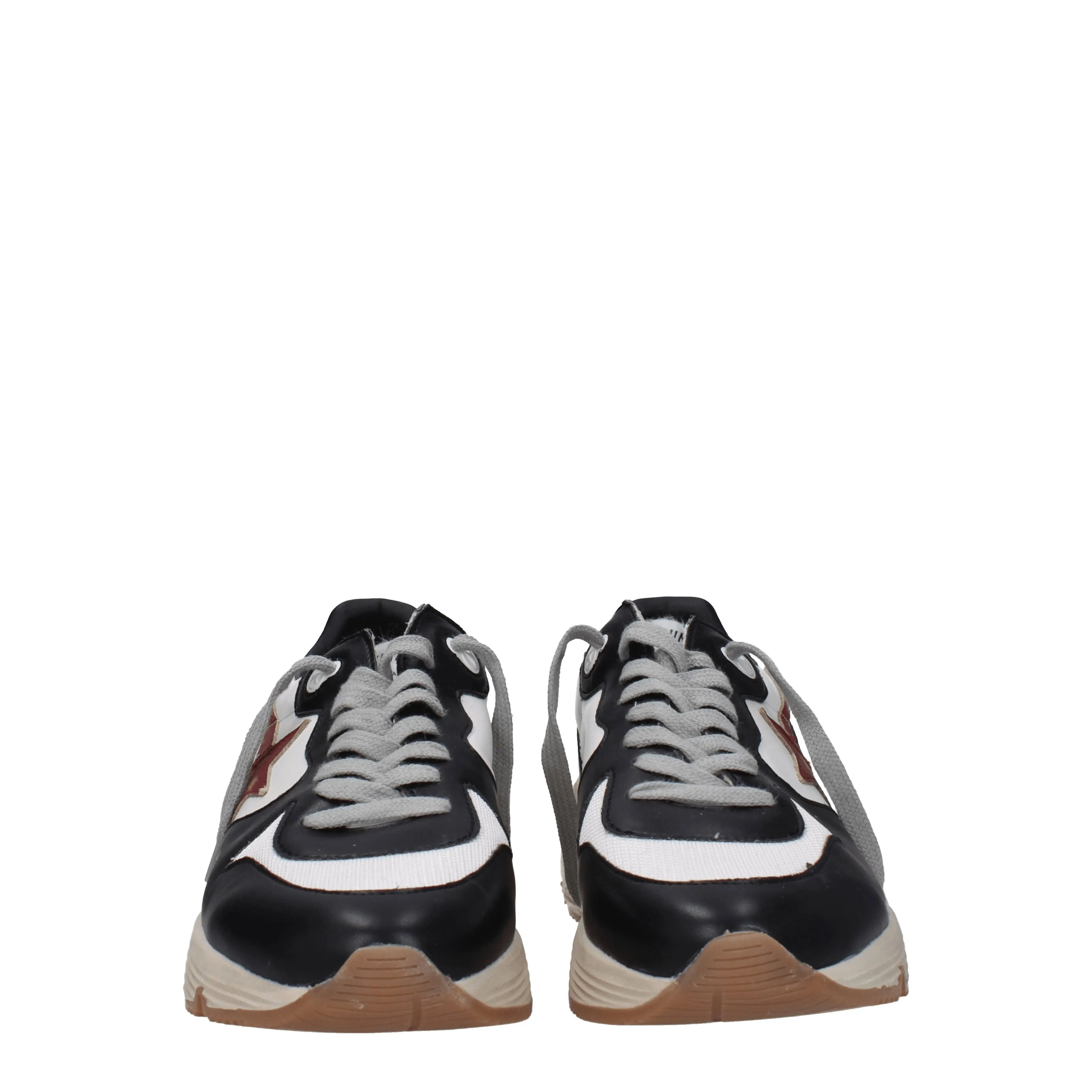 Golden Goose Sneakers Running  Uomo Pelle Nero/Bianco