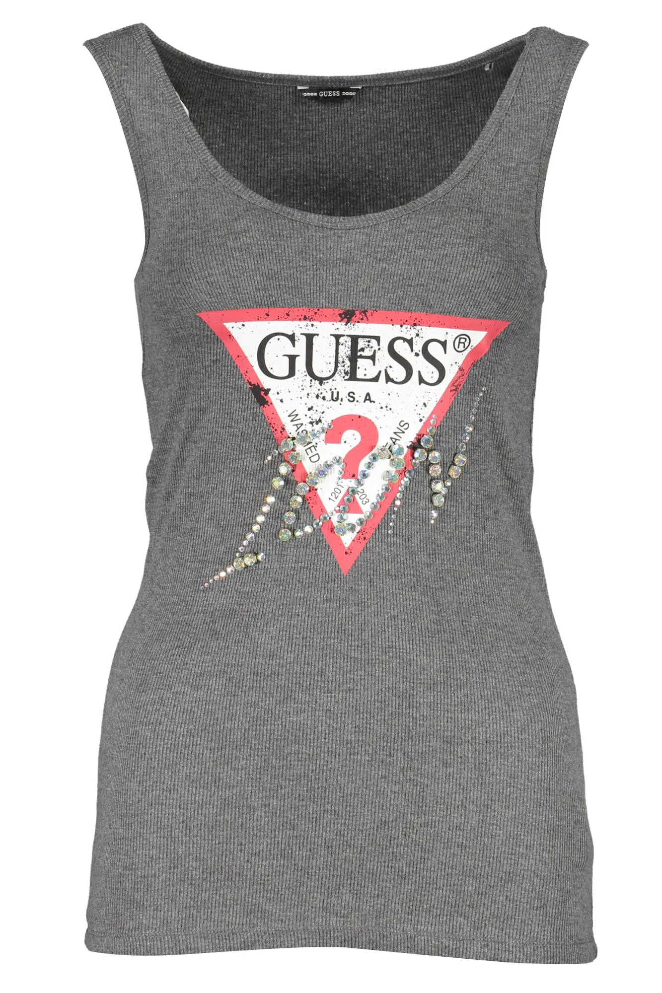 GUESS JEANS CANOTTA DONNA GRIGIO