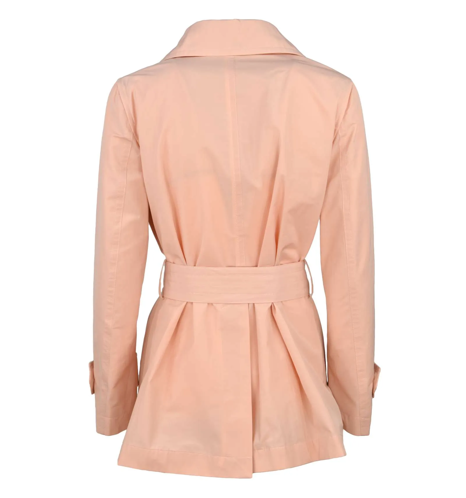 HAPPY 25 donna giacca trench corto doppiopetto rosa 0D42879460 CIPRIA