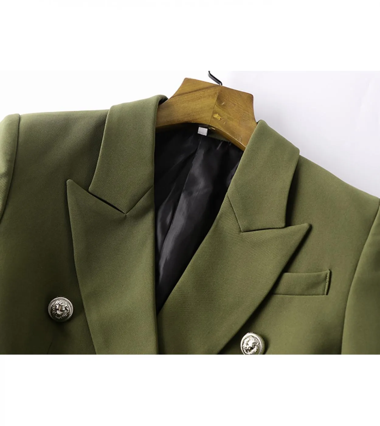 Harleyfashion Classic Design Ameircan Army Green Blazer Slim Casual Capispalla di alta qualità Giacche blazer