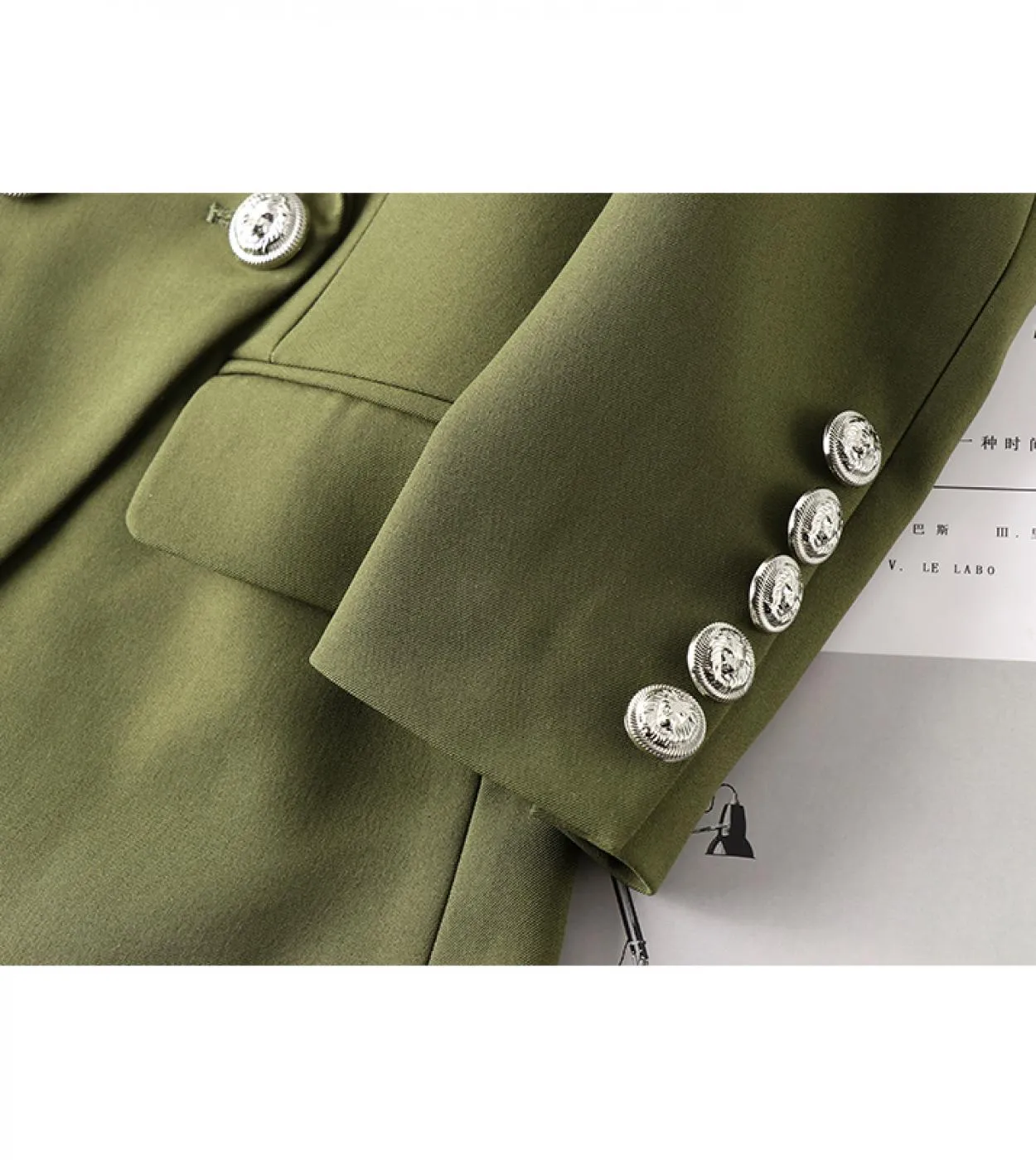 Harleyfashion Classic Design Ameircan Army Green Blazer Slim Casual Capispalla di alta qualità Giacche blazer