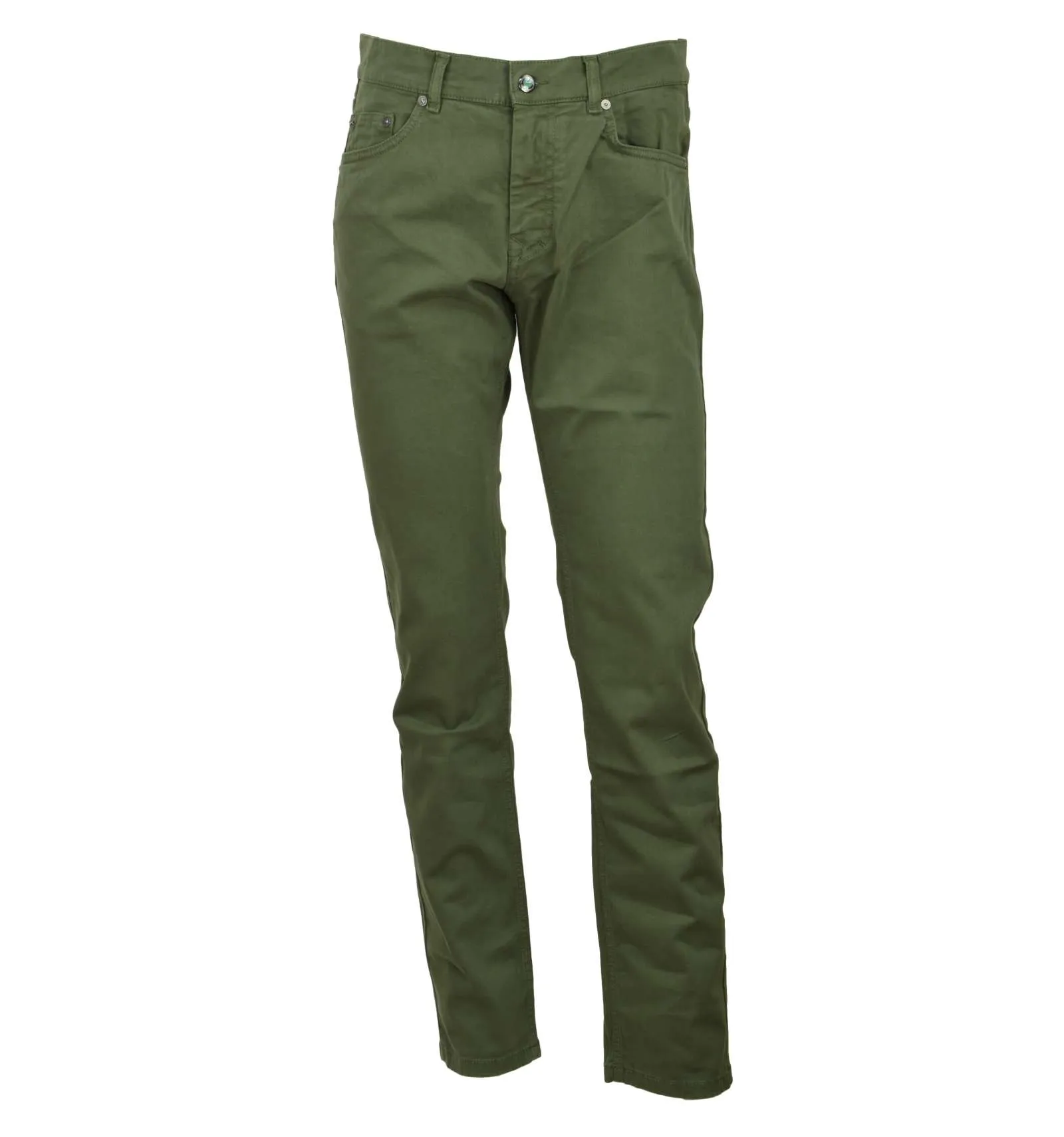 HARMONT & BLAINE uomo pantalone verde NARROW FIT WNI001 053022 630