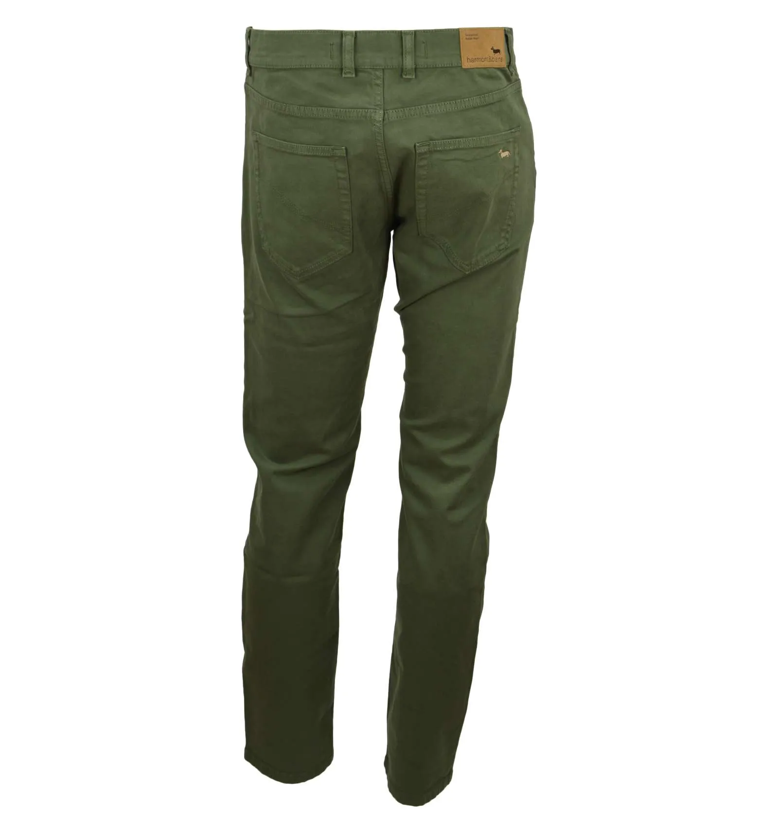 HARMONT & BLAINE uomo pantalone verde NARROW FIT WNI001 053022 630