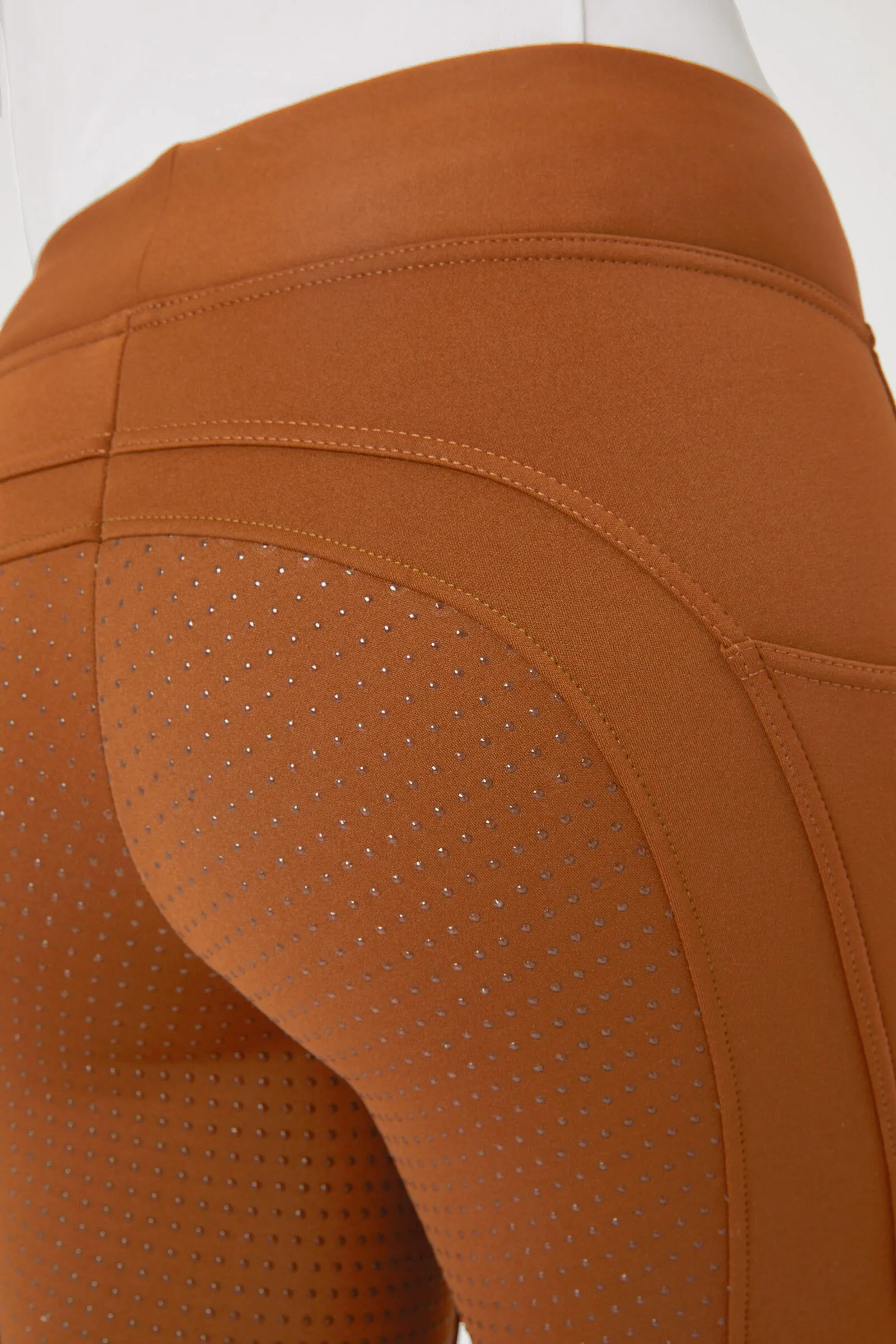 Horze Active Leggins invernali da equitazione per donna con FS e tasca per telefono