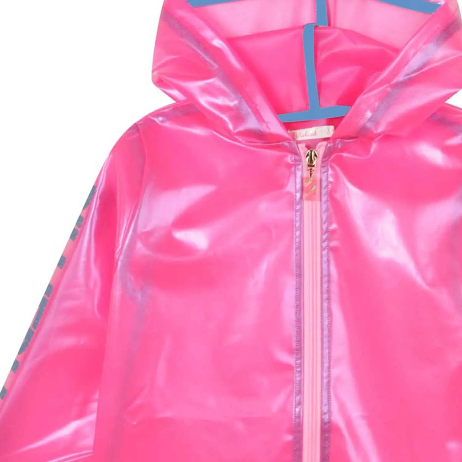 Impermeabile Rosa Fluo Bambina
