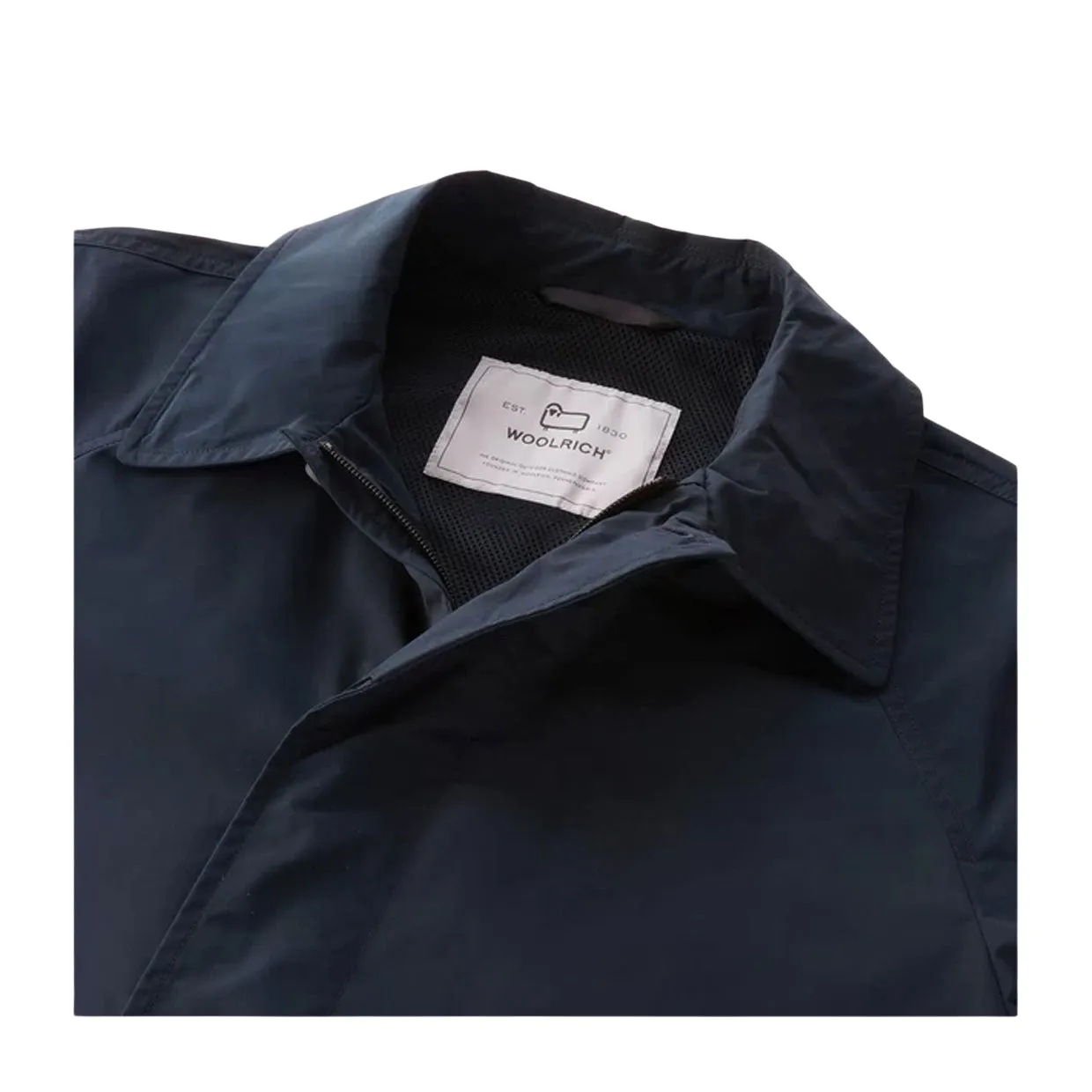 Impermeabile Uomo Woolrich City Blu