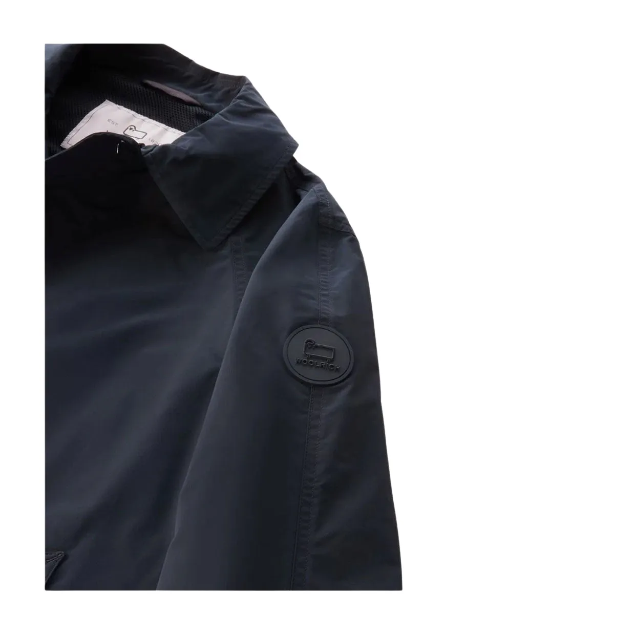 Impermeabile Uomo Woolrich City Blu