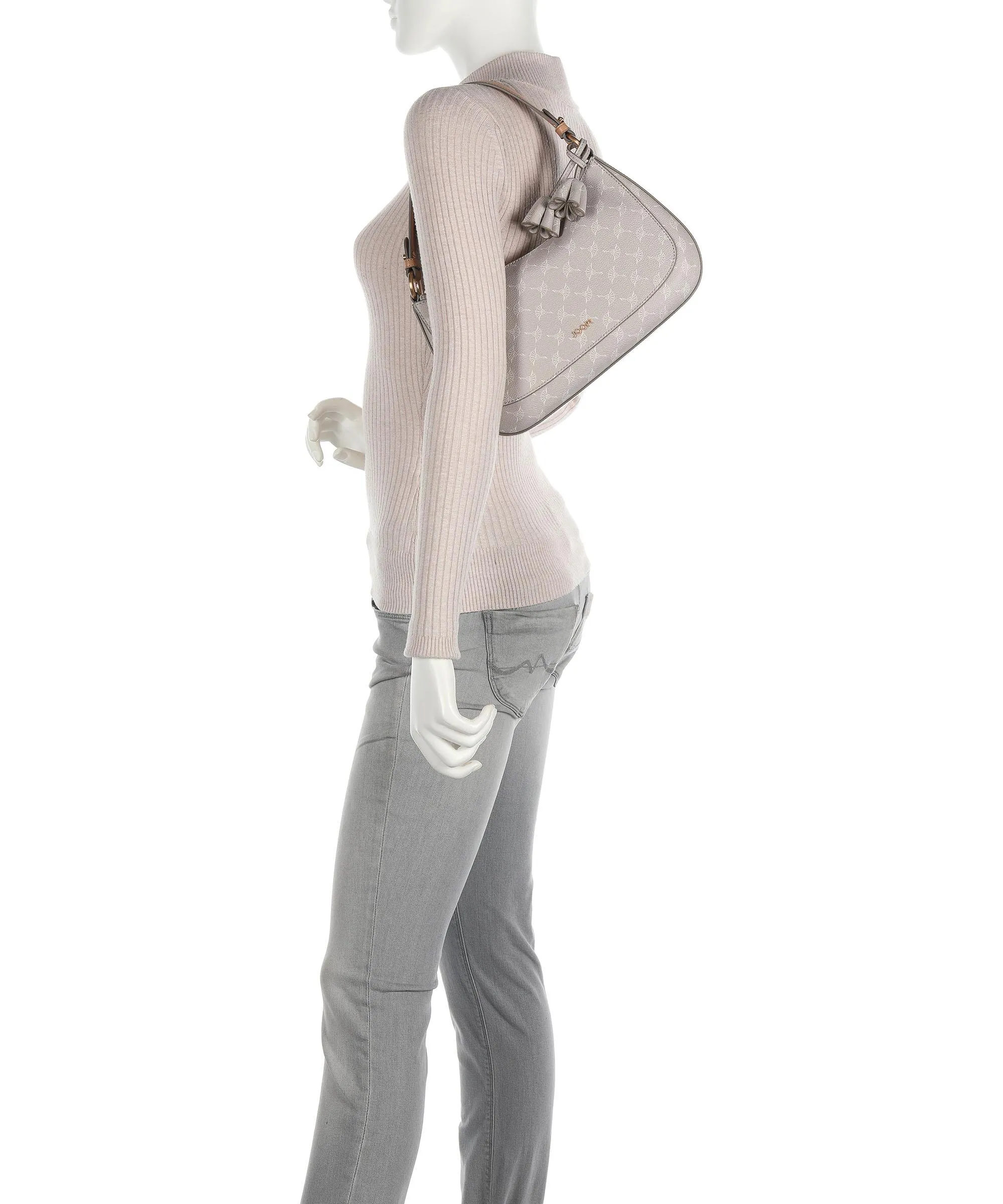  JOOP! Cortina Loreen Borsa hobo pelle sintetica grigio chiaro  
